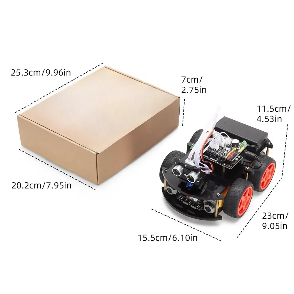 Télécommande du Kit Robot Voiture Intelligent Bluetooth Arduino, avec antenne et boutons