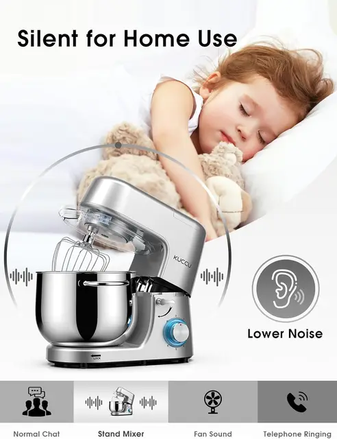 9.5 QT Stand Mixer 4