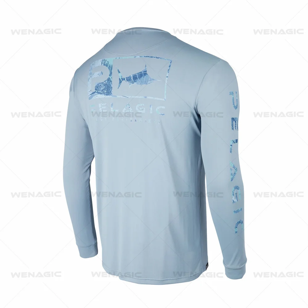 Pelagic Grea 2023 New Fishing Shirt Long Sleeve Uv Protection Man