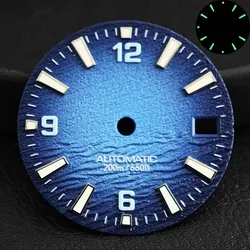 Luminous Green & Blue - Green Watch Dial with Hands - No logo (1)