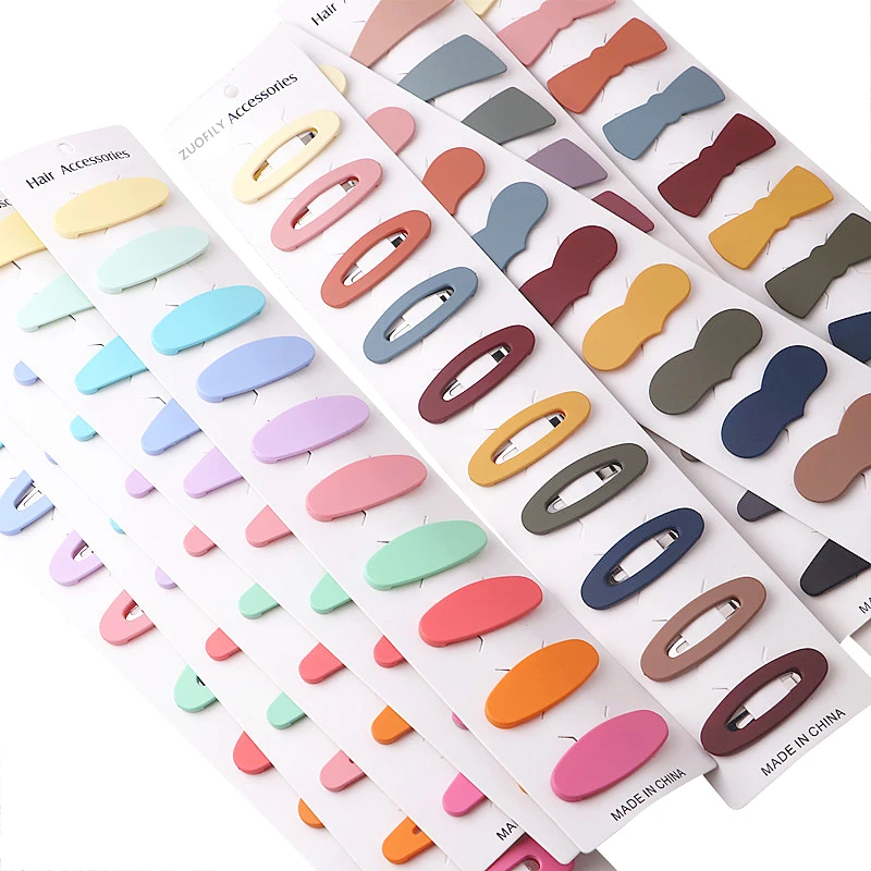 Baby Hairpins Hair Clips Hair Accessories Hair Headband Accessories Baby Headband Set Candy Color Baby Hairpins Sweet Girls Hair Clip Headband Kids Cute Heart Type Metal Fashion Hair Accessories Ornaments 10pcs/Set