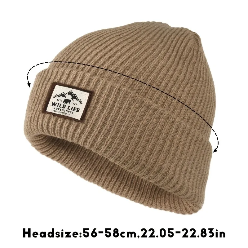 Outdoor Wool Sports Hat for Winter Warmth, Windproof Riding, Fishing, Hunting, Convenient and Practical for Both Men and Women