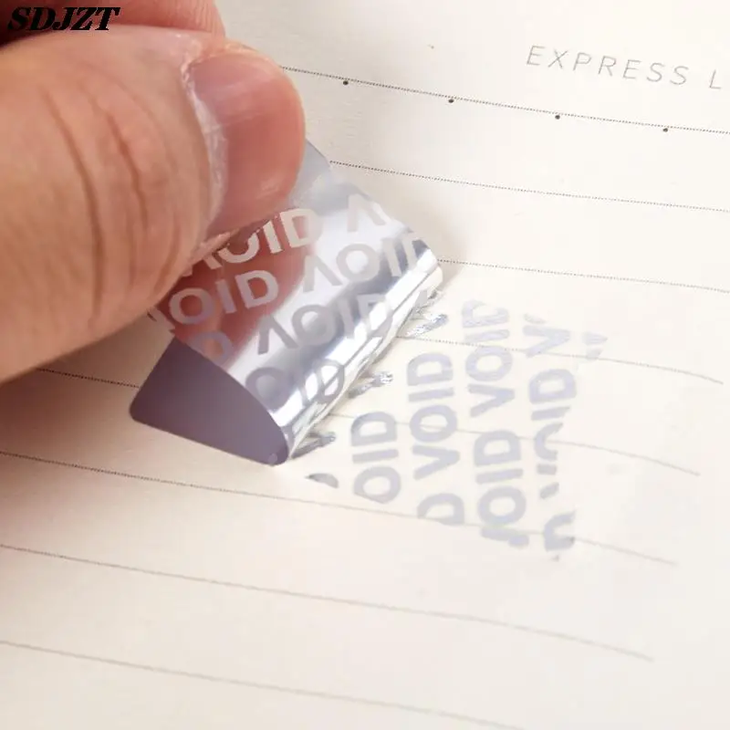 Pack of 100 Tamper-Proof Security Seal Stickers - Warranty Protection and Void Indication Labels, 4cm x 2cm