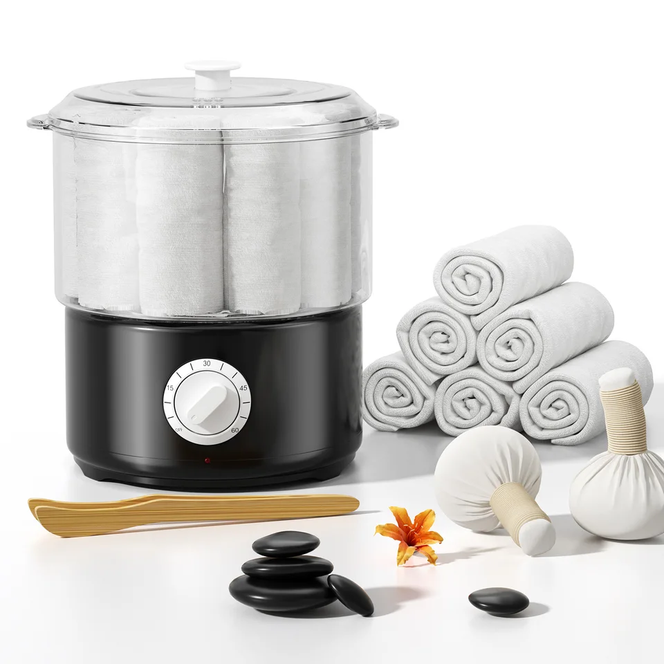 Towel Steamer Quick Heating Hot Towel Warmer Spa Towel Heater SPA Facial  202°F In 10mins Skin Moisturizing Tool Facials, Shaving