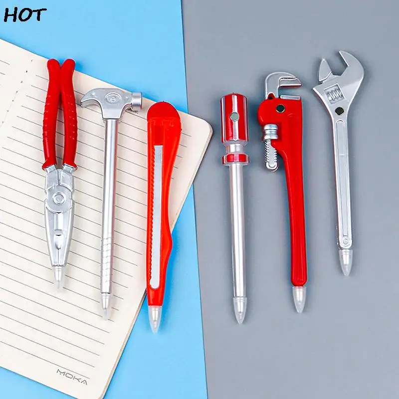 

1PC Ball Pens Simulation Hardware Tools Vise Screwdriver Pliers Hammer Toy Modelling Ballpoint Pen Student Learning Prizes Gift