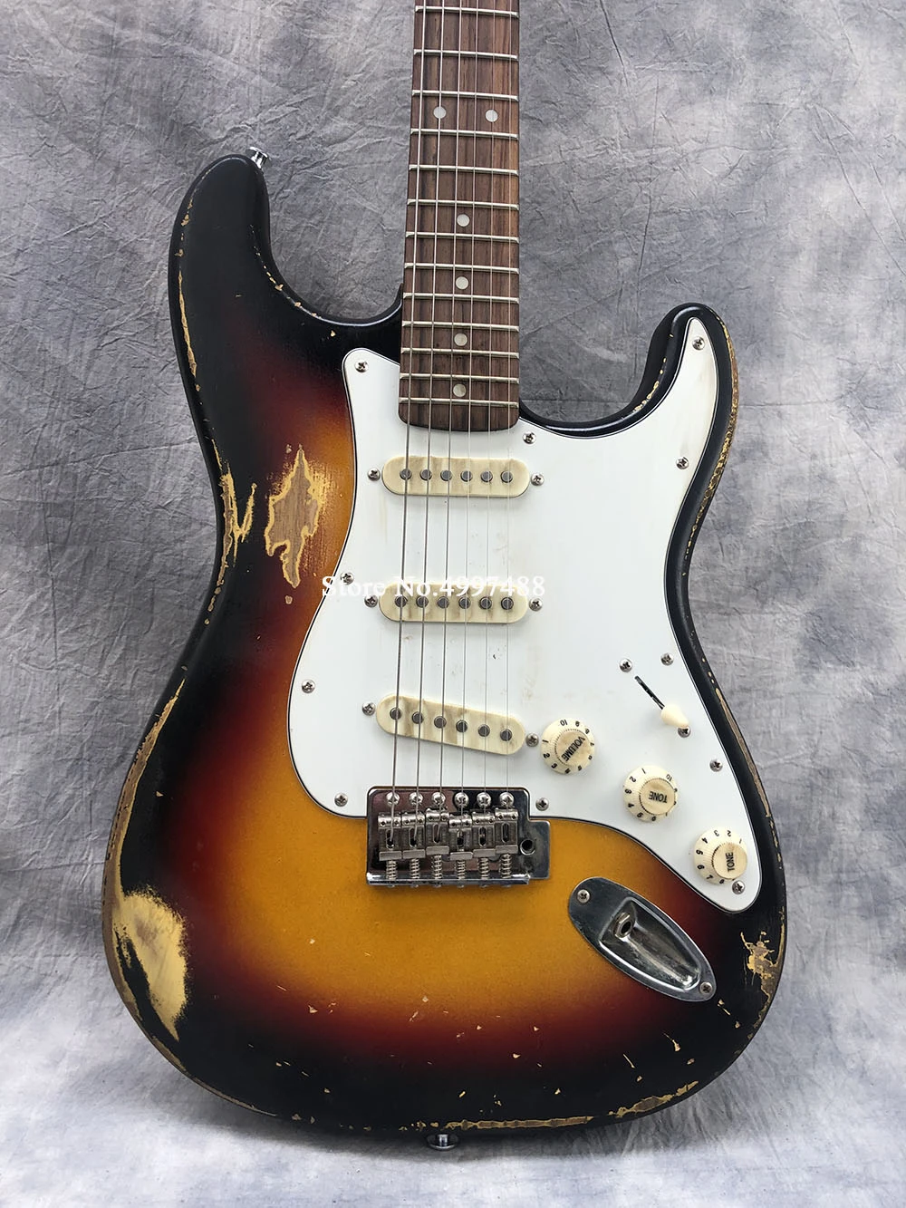 Custom Shop Masterbuilt Chili Peppers John Frusciante 1962 3 Tone Sunburst Heavy Relic St Electric Guitar Aliexpress