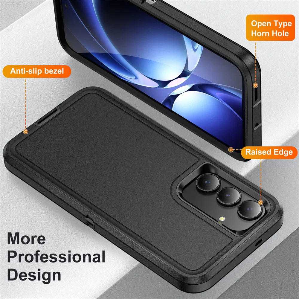 Heavy Duty Shockproof Rugged Protective Case with Full Coverage