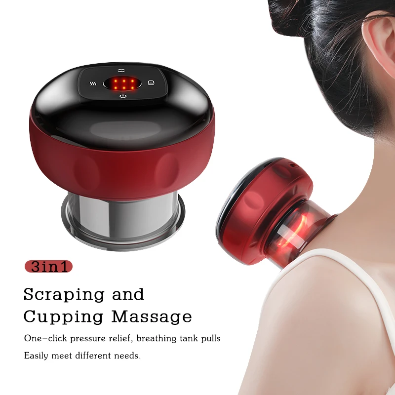 Electric Vacuum Cupping Massage Body Cups AntiCellulite Therapy