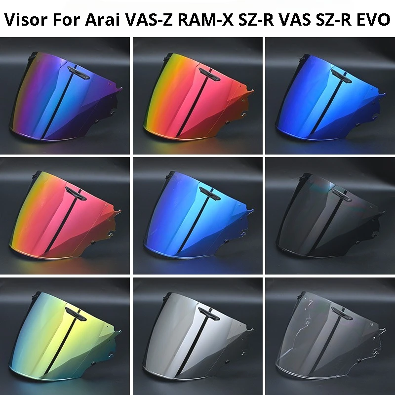Visera para Casco de Motocicleta Arai VAS-Z, RAM-X, VZ-RAM, SZ-R, VAS SZ-R, EVO, Lente Protectora, Parabrisas, Accesorios para Casco de Moto