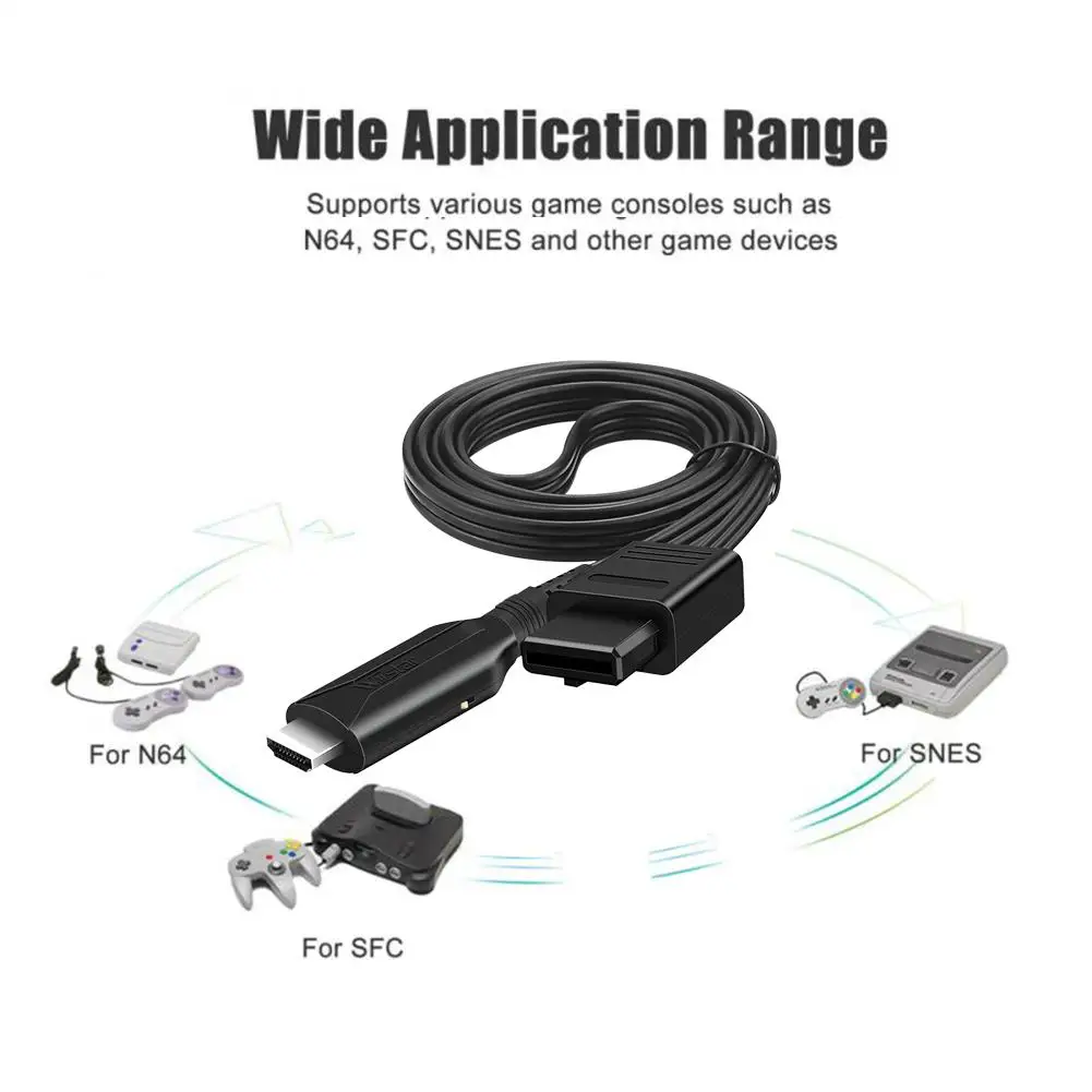 720p/1080p n64-hdmi ȣȯ Hd   ܼ  ̺, Nintendo N64/nes/ngc/sfc ȣȯ 