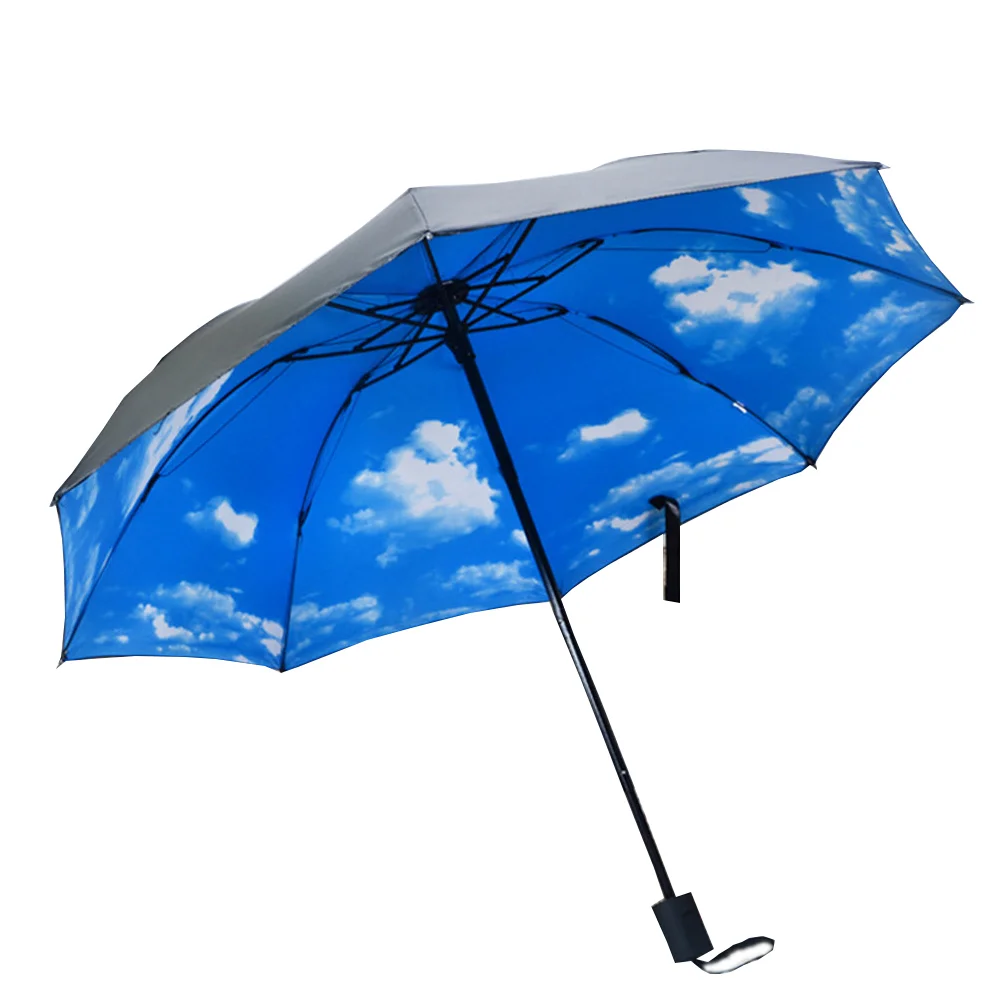 Travel Umbrellas Sunscreen Automatic Folding Uv-protection Halloween