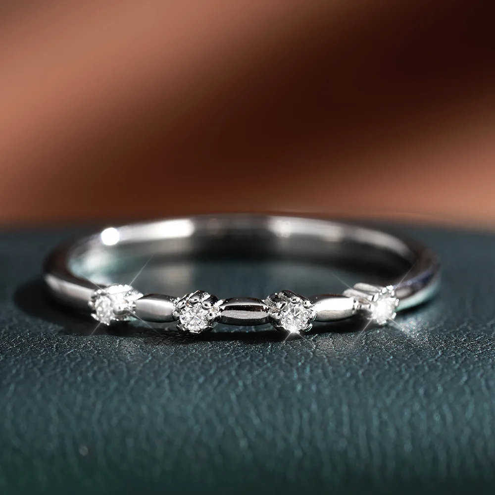 Moissanite Flower Ring - Image 1