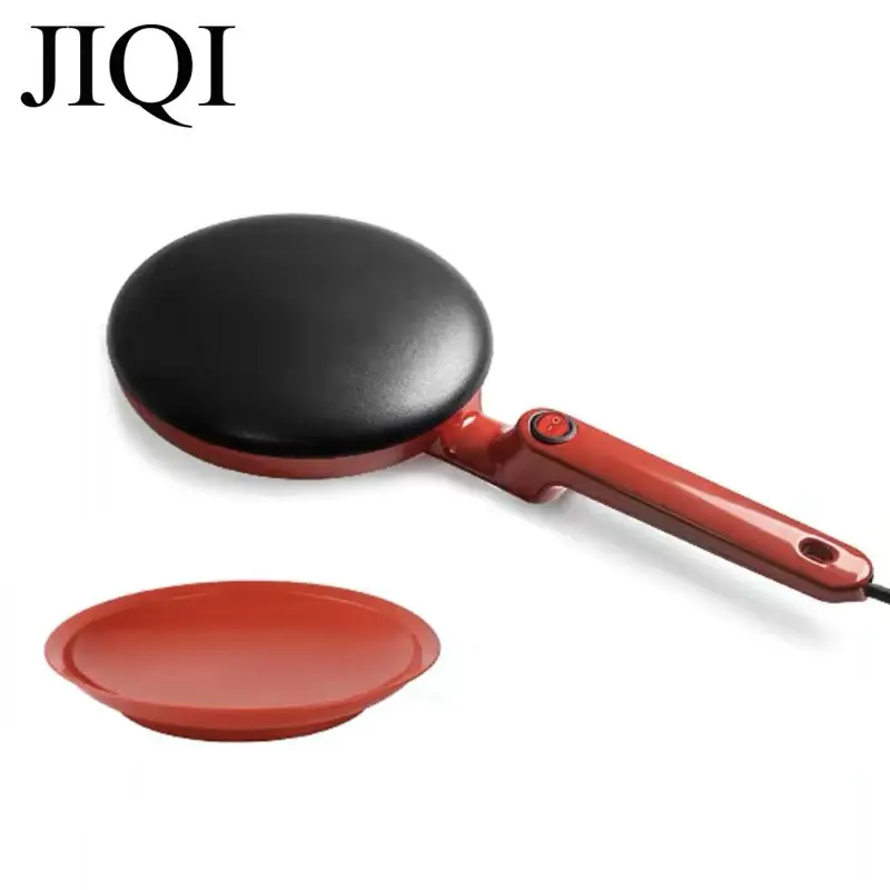 JIQI Non-stick Crepe maker Rapid heating Household Pancake machine Spring roll Pizza cake Baking pan DIY snack Washable panel