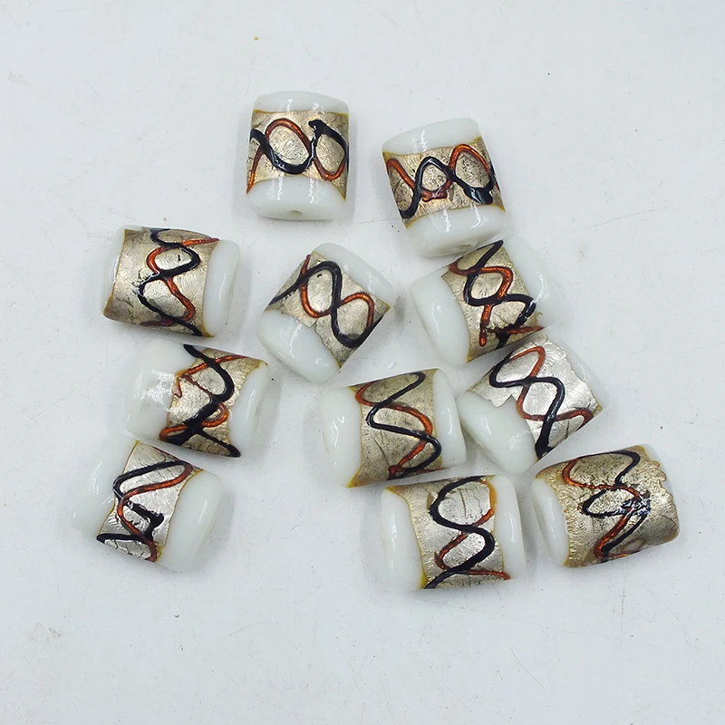 

Finally, 128PCS 16X20MM was handmade. Classic Glass Scattered Beads