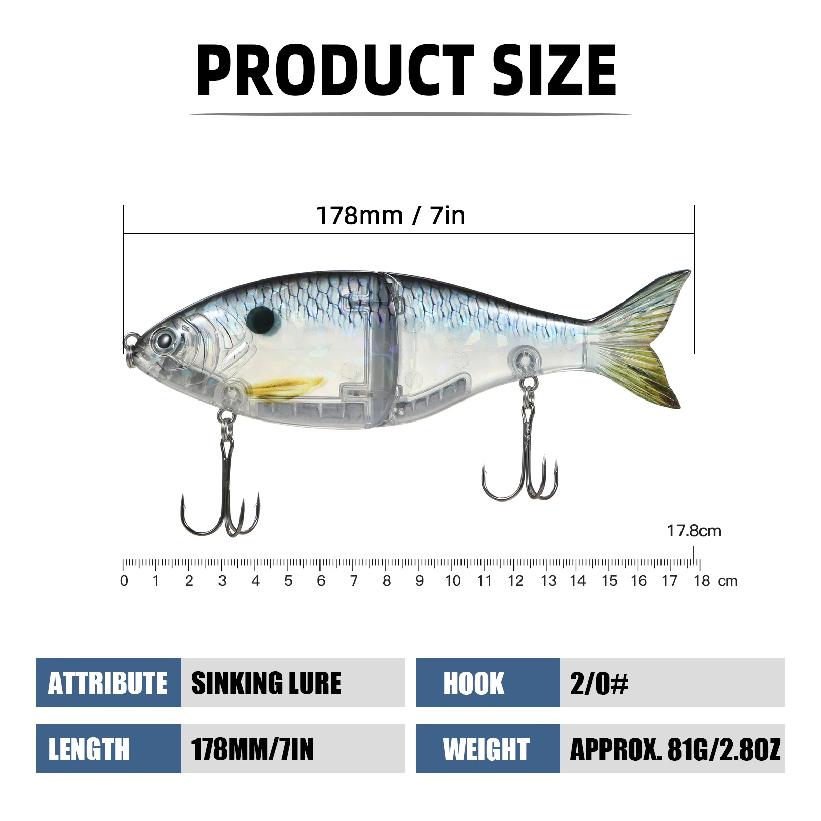 Sinking Glide Fishing Lure 4