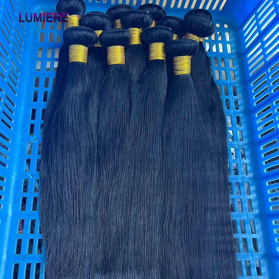 Bone Straight Brazilian Virgin Human Hair Bundles