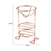 Make Up Puff Shelf Creative Rack Tray Metal Drying Stand Organizer Shelf Holder Tools 6