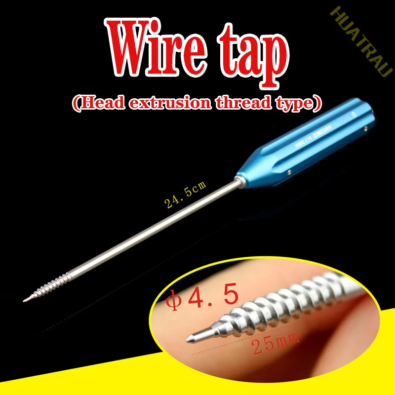 

Ao rivet tap extrusion thread orthopedic instrument medical Sports Medicine shoulder Ligament Interface nail bone screw tapping