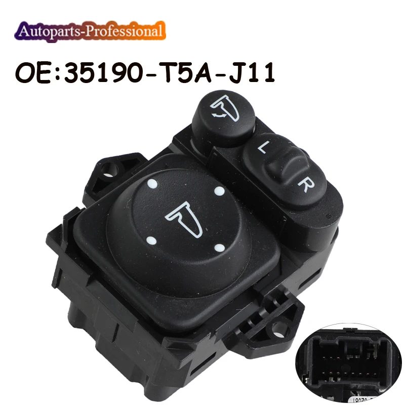 

New Mirror Control Switch 35190T5AJ11 35190-T5A-J11 Fit For HONDA CRV 2013-2017 ACCORD 2014-2018 ELYSION ODYSSEY 2015-2017