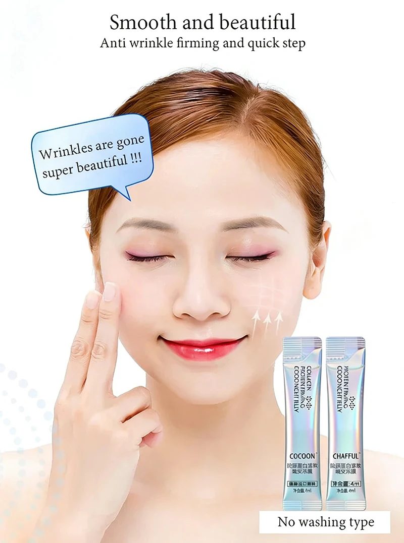 30-Piece Collagen-Infused Anti-Wrinkle Sleeping Face Masks for Moisturizing & Firming Skin Care