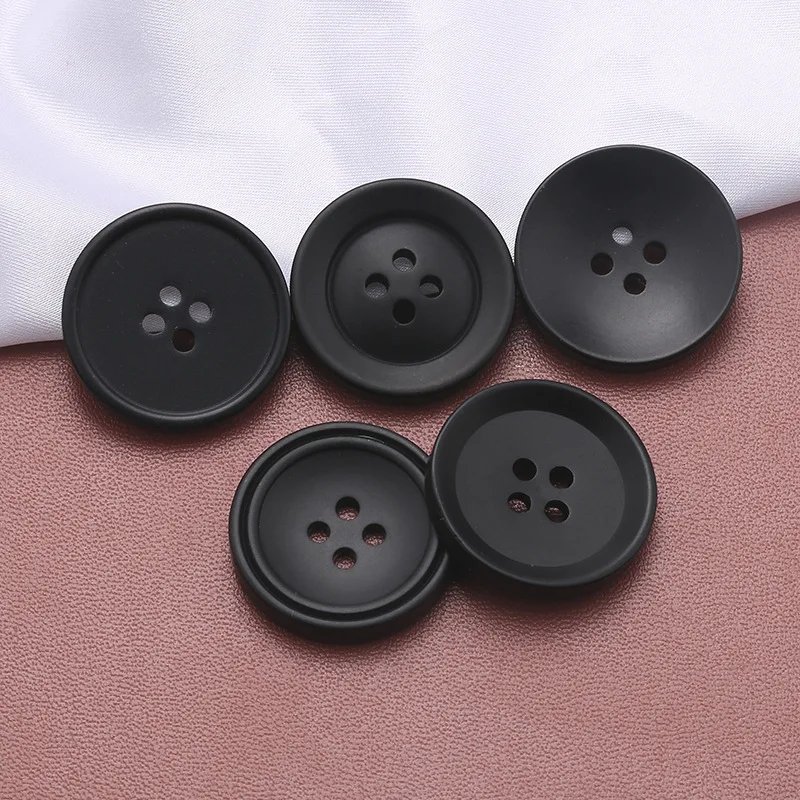  12 Pcs Yellow Sewing Buttons 4 Hole Round Buttons 0.4