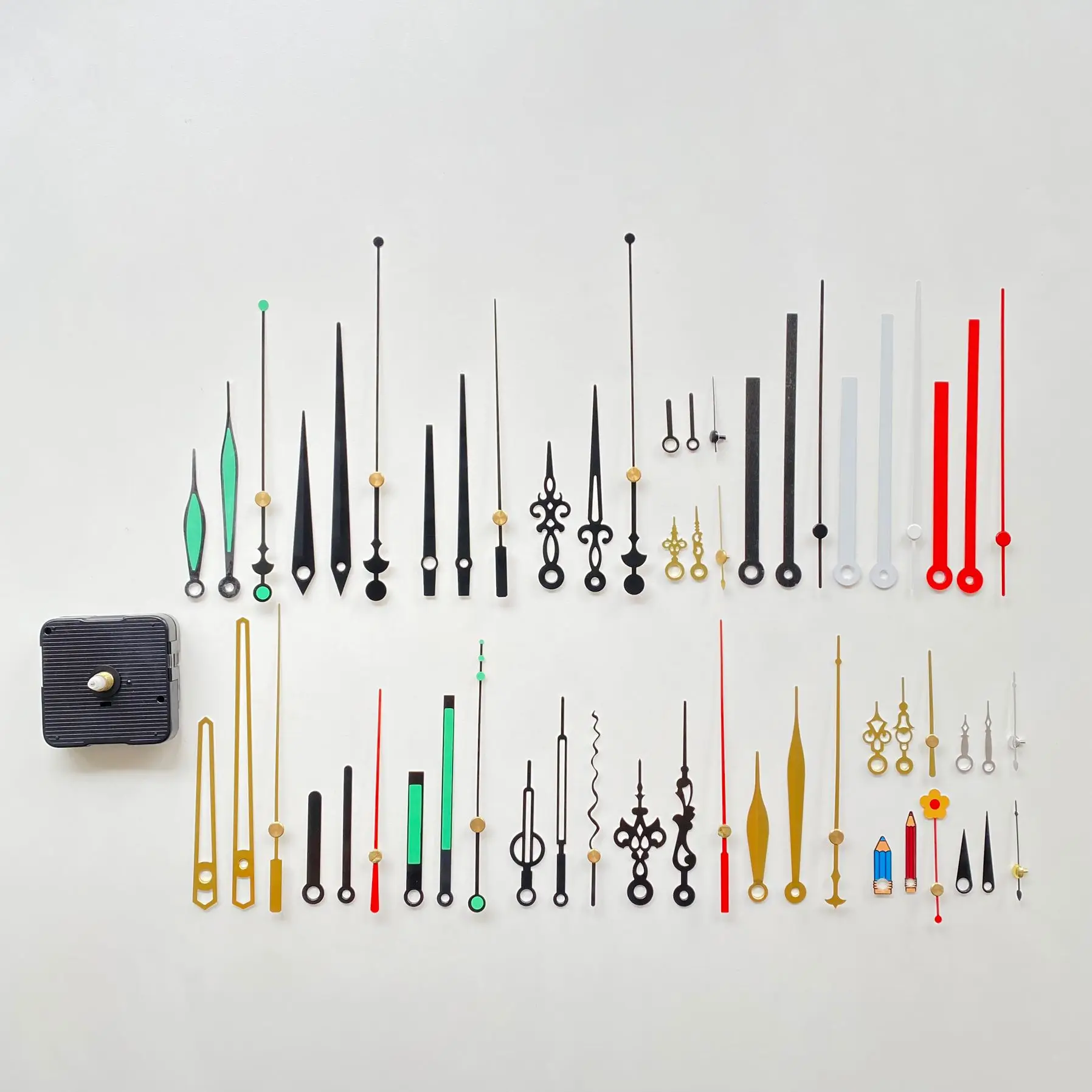 Silent Quartz Clock Movement Mechanism DIY Wall Clockwork Replacement Accessaries 10Sets 4