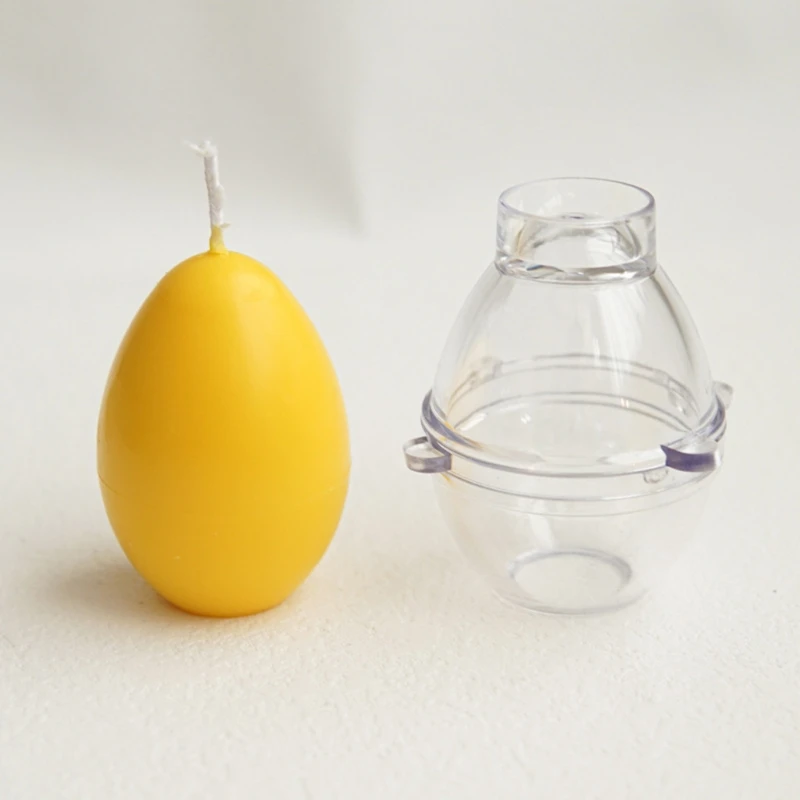 Resin Mold 3D Egg Plastic Mold Multifunctional Crystal Resin Mould for DIY Handmade Scented Candles Soaps Home Decor 270F