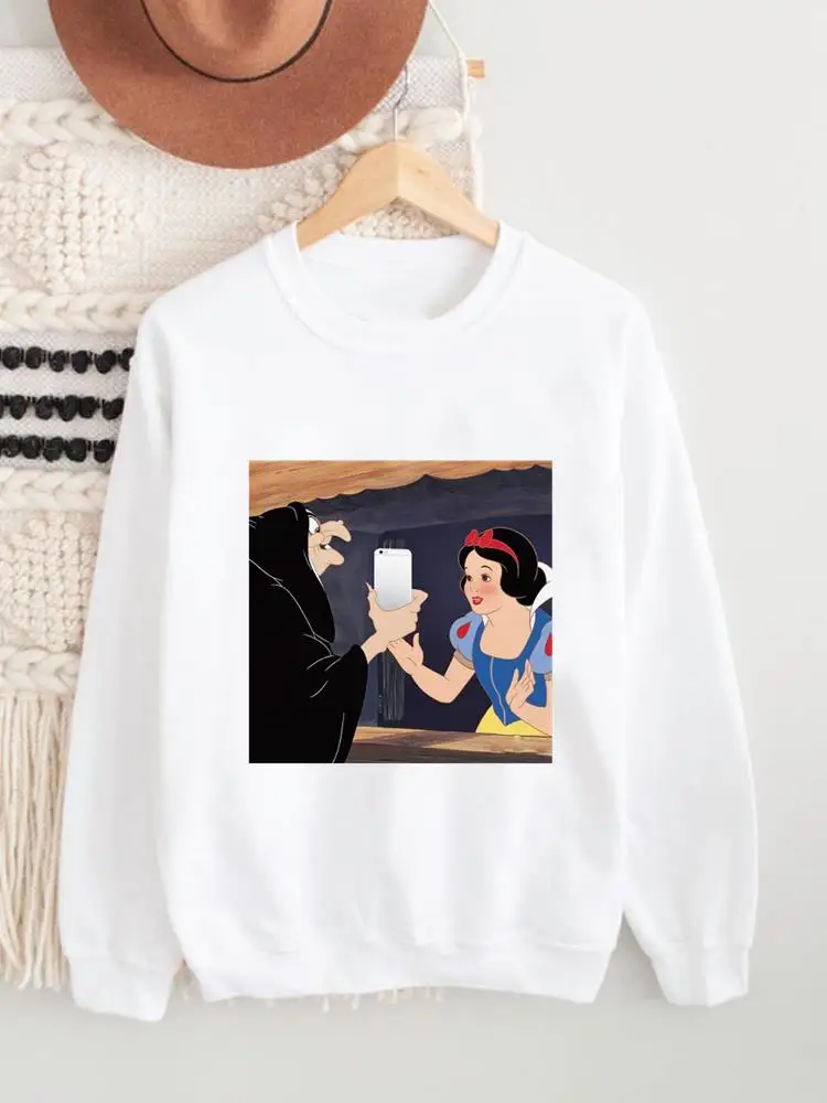 

Fashion Princess Clothing Ladies Female Women Holiday Clothes Witch Trend Pullovers Print Lady Graphic Sweatshirts