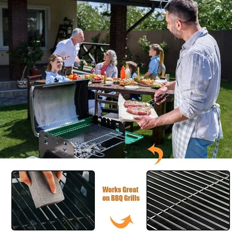 Barbecue Cleaning Tools Barbecue Cleaning Brick Grill Cleaning Brush Grill Pan High Temperature Resistant Pumice Outdoor Travel
