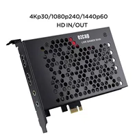 ezcap324B Live Gamer Raw PCIE 4K Video Game Capture Card Record & Live Stream for Gaming Systems Camcorders