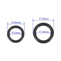 40 Pcs 1/4" 3/8" Seal Gasket Rubber O-rings For High Pressure Washer Connector Hose Plug Leakage Prevention 2