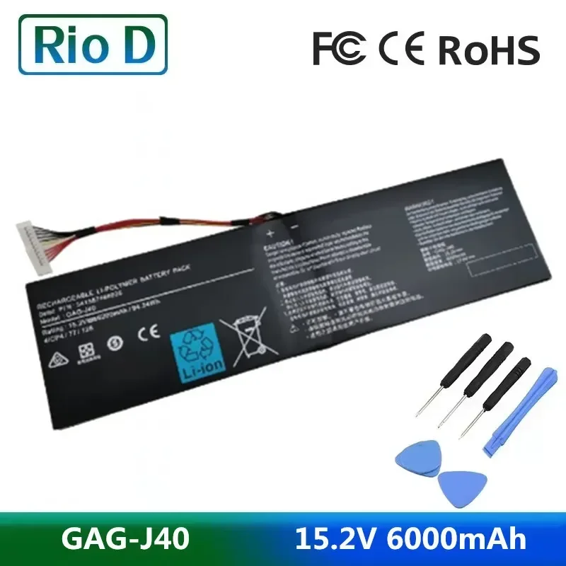 

Аккумулятор GAG-J40 для Gigabyte Aero 14 14-V7 14-K7 14-P64WV6 Aero 15 Вт 15x V8 Aorus X7 Dt X7 V8 Dt V7 X7 Dt V6