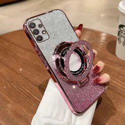 Deluxe Magnetic Bracket Electroplated Phone Case for Samsung Note 9 (Pink)