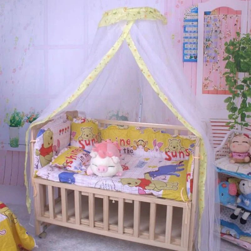 Zanzariera per Lettino Neonato con Supporto Pieghevole, Tenda Anti-zanzare per Bambini, Copertura Completa per Culla - immagine 4