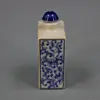 Antique porcelain blue and white antique pattern snuff bottle 3