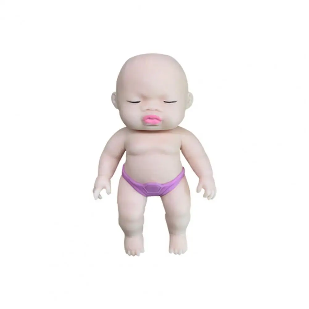 Сжимаемая игрушка Гибкая эластичная растягивающаяся Детская кукла мягкая ТПР сжимаемая игрушка для снятия стресса мультяшная декомпрессия быстрое сжимание