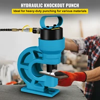 VEVOR CH-60 Hydraulic Knockout Punch Tool 31Ton Hole Digger Force Puncher Iron Plate Max 10mm Thickness Hole Punching Machine 2