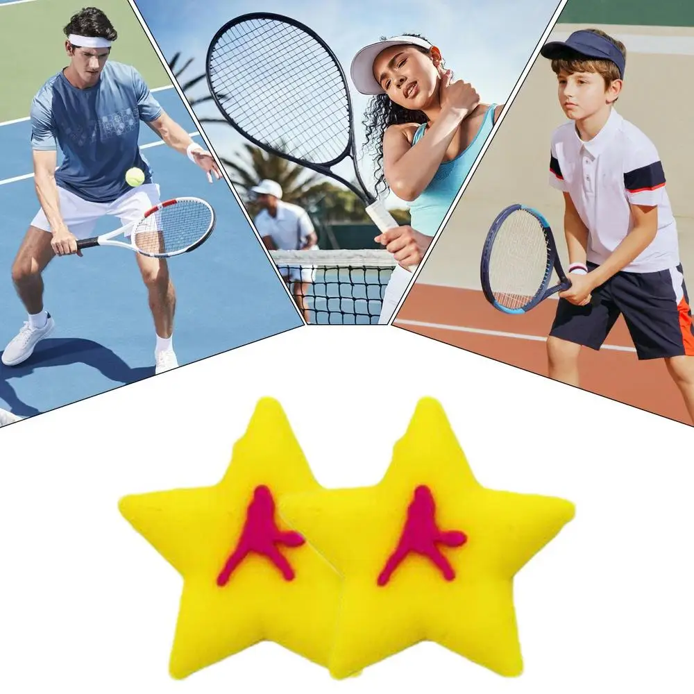 Description Picture 5 of itemTennis Dampener 2PCS Cute Tennis Shock Absorber Soft Silicone Tennis Vibrastop Dampener Tennis Racket Accessories Make A Big Hit