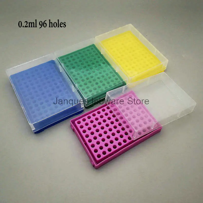 1pcs 0.2ml 0.5ml 1.5/2ml 5ml 10/15ml 50ml plastic Centrifugal tube Storage Box Lab 50/72/96/100 holes PCR tube PP Storage Rack centrifuge tube