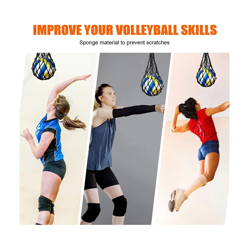 DKF Volleyball Spike Trainer, Serving Trainer Volleyball Attack Trainer, Self-Training Resistance Band