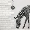 70cm*1m  3D Brick Pattern Wall Panels Wallpaper DIY Waterproof for Living Room Bedroom Kitchen Background Wall Decoration 5