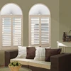 1PC self-adhesive arched pleated curtains for bedroom shading, sun shading, non perforated blinds, disposable curtains 2