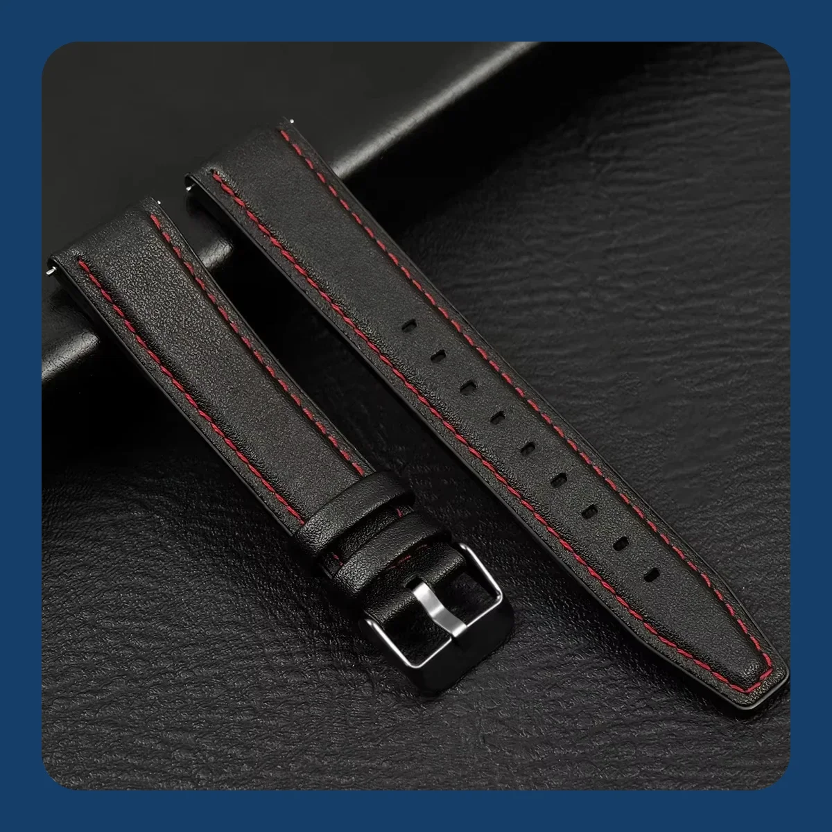 Versatile Silicone Watch Band - 20mm/22mm | Classic & Durable Strap