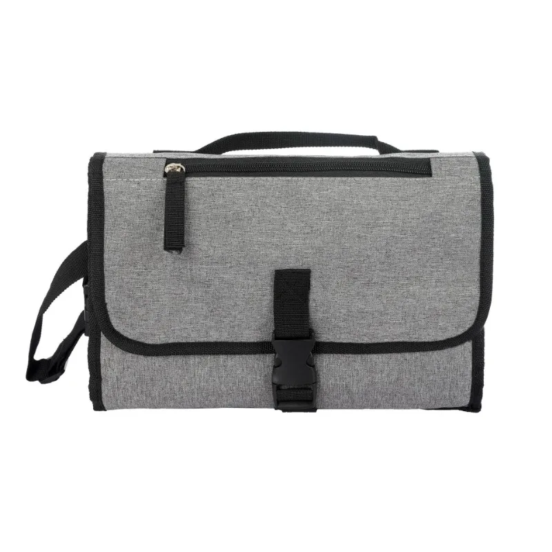 Portable Playtime Changing Pad Foldable Baby Changing Pad with Pockets Newborn Waterproof Travel Diaper Station Kit