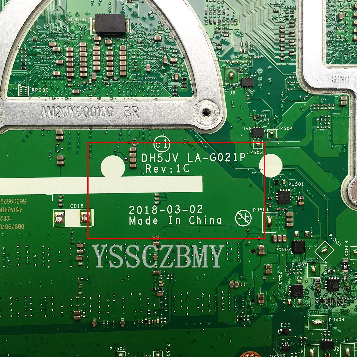 For Acer Aspire AN515-42 Laptop Motherboard DH5JV LA-G021P With R3