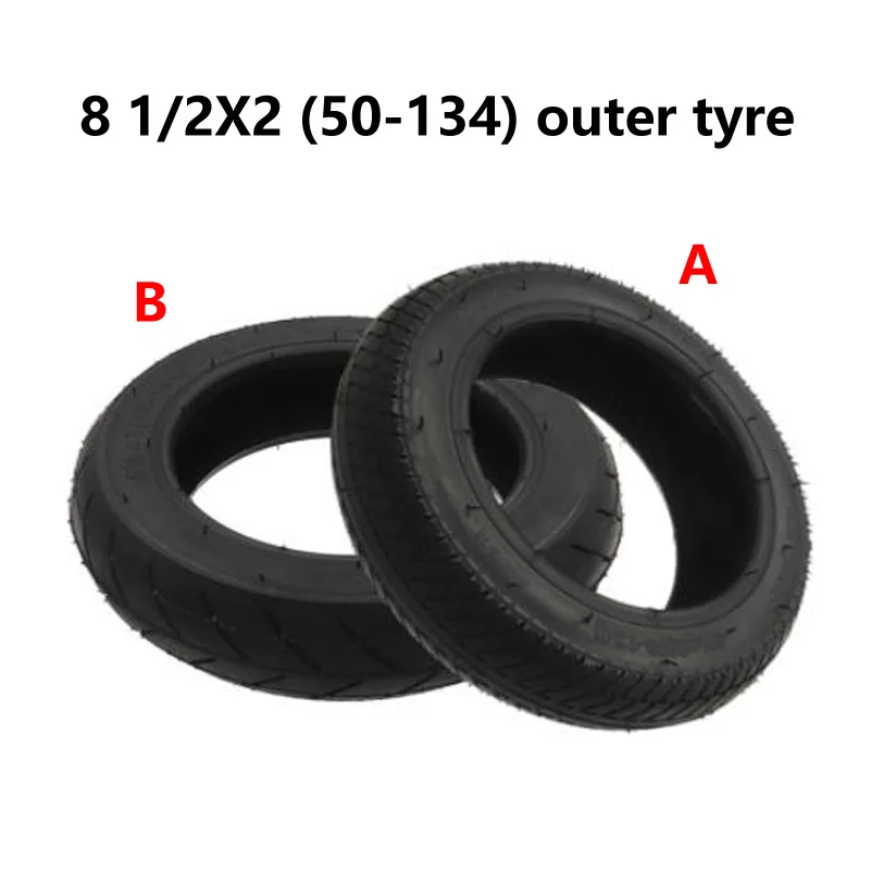8 1/2x2 50-134 Pneumatic Tire With Wheel Hub For 8.5 Inch Wheels Stroller Kids Tricycle Electric Scooter