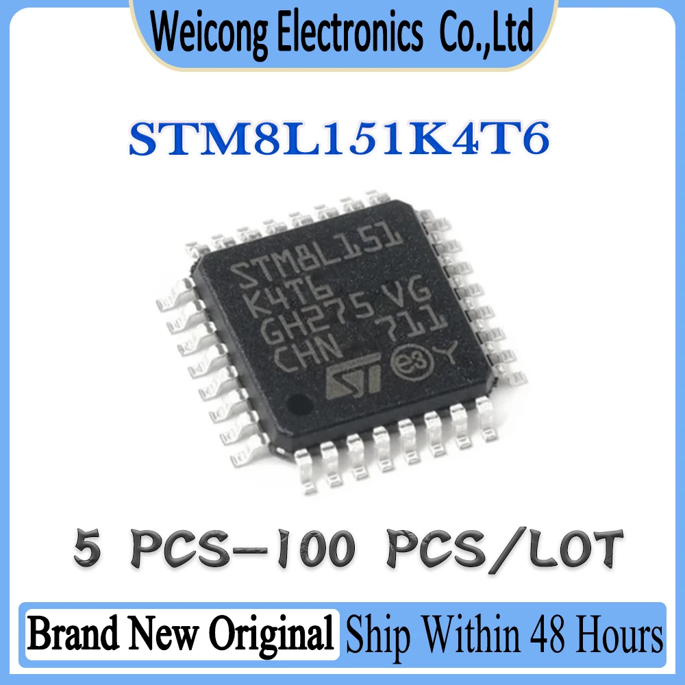 

STM8L151 STM8L151K4T6 STM8L151K4T STM8L151K4 STM8L151K STM8L STM8 STM New Original IC MCU Chip LQFP-32