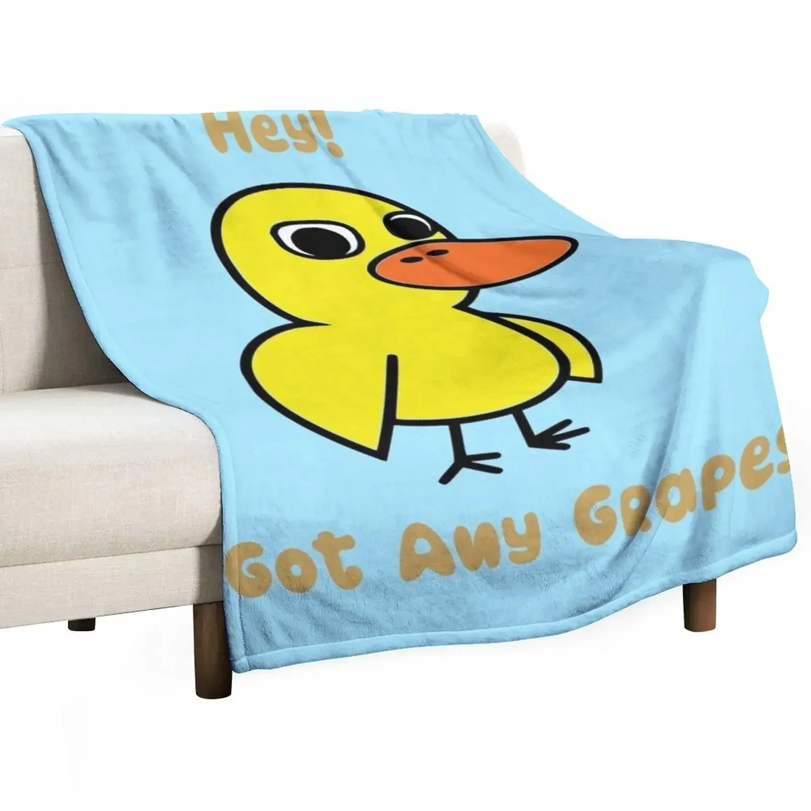

Hey! Got Any Grapes Throw Blanket Summer Single Stuffeds Blankets