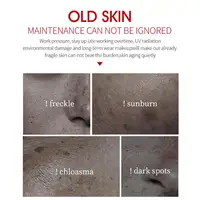 Crème pour le visage blanchissante les taches de rousseur élimine la crème pour le visage élimine le noir, les taches foncées au mélasma les dépôts d'acné VE nourrissent éclaircir les soins de la peau 3