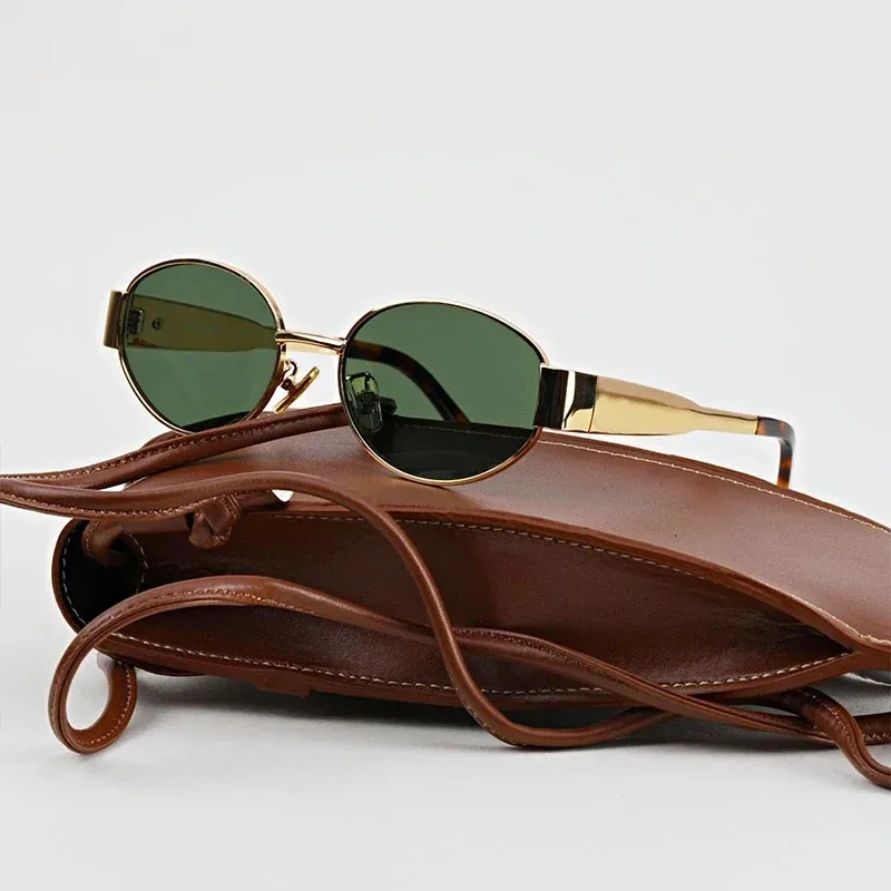

Luxury brand CL4S235U Pure titanium sunglasses men oval fashion eyeglasses UV400 outdoor handmade women trendy SUN GLASSES